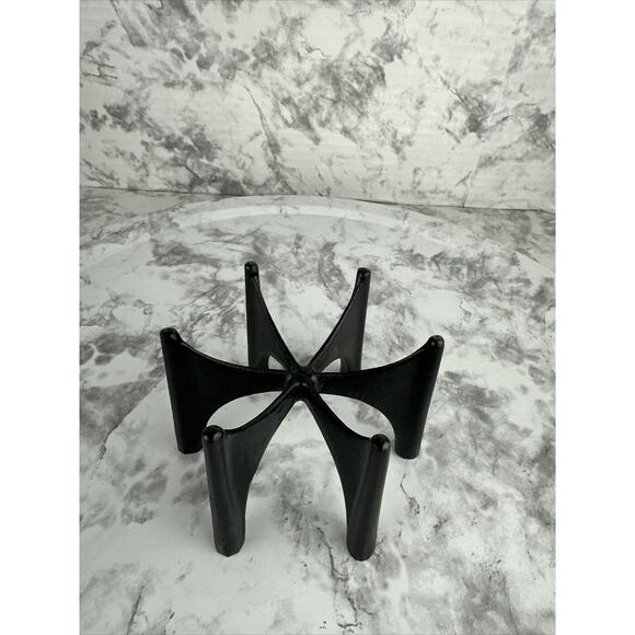 Jens Quistgaard Dansk Danish Modern MCM Fiesta Iron 6 Skinny Tapper Candelabra - Picture 7 of 7